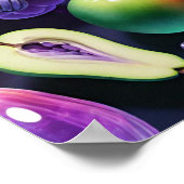 Een kleurrijk assortiment van fruit poster (Hoek)