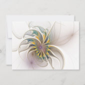 Een kleurrijk fractaal ornament. Abstracte bloem (Voorkant)