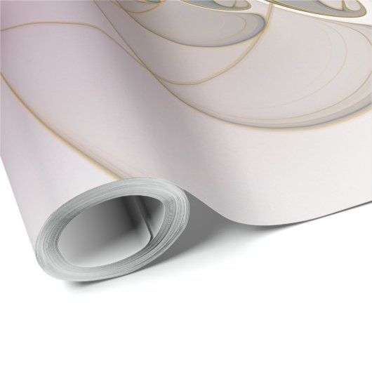 Een kleurrijk fractaal ornament. Abstracte bloem Cadeaupapier (Rol Hoek)