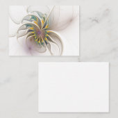 Een kleurrijk fractaal ornament. Abstracte bloem Kortingskaartje (Voorkant / Achterkant)