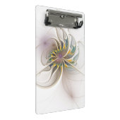 Een kleurrijk fractaal ornament. Abstracte bloem Mini Klembord (Schuin)