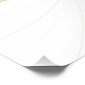 Een kleurrijk fractaal ornament. Abstracte bloem Perfect Poster (Hoek)