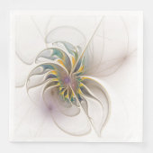 Een kleurrijk fractaal ornament. Abstracte bloem Servet (Voorkant)