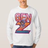 Een kleurrijk, opvallend T-shirt dat (Voorkant)