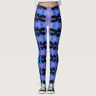 Een kleurrijk patroon "Ratti_Creative_Arts" L Leggings