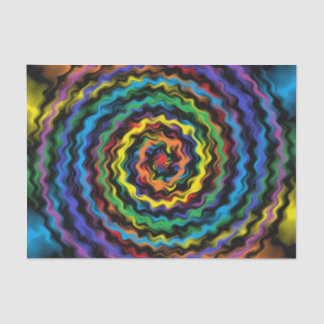 Een kleurrijke detonatie tissuepapier