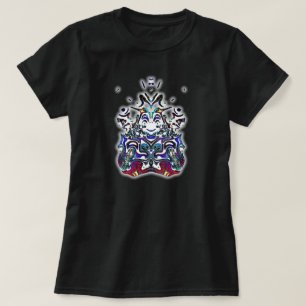 Een kleurrijke glimlach-gedistilleerde drank v2 t-shirt