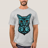 Een kleurrijke kat 3 t-shirt (Voorkant)
