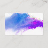 Een kleurrijke noot voor een mooie weddenschap op informatiekaartje (Achterkant)