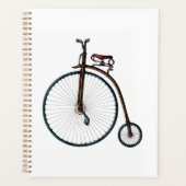 Een kleurrijke Penny Farthing Planner (Voorkant)