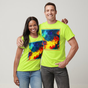 Een kleurrijke reis door het universum. Bestel nu T-shirt