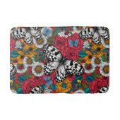 Een kleurrijke tuin badmat (Voorkant)