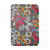 Een kleurrijke tuin badmat (Voorkant Verticaal)