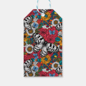 Een kleurrijke tuin cadeaulabel (Achterkant)