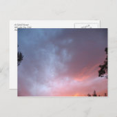 Een kleurrijke zon briefkaart (Voorkant / Achterkant)