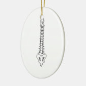 ÉÉN KLEURSPIJN KERAMISCH ORNAMENT (Links)