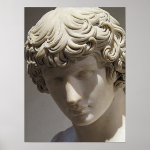 Een knappe vent Antinous Hadrian geliefd Poster
