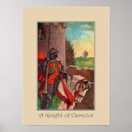 Een Knight of Camelot Art Print