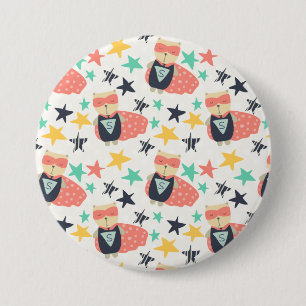 een knop ronde button 7,6 cm