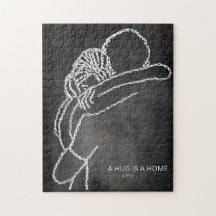 Een knuffel is een thuis - Legpuzzel - Reena Doss