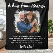 Een knuffel uit de hemel Foto Memorial Keepsake Fleece Deken