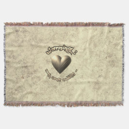 Een knus cadeau recht uit het hart deken