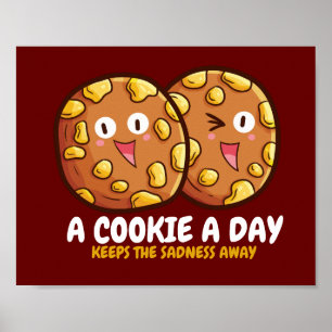 "Een koekje per dag" Poster
