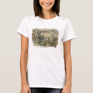 Een koffiehuis, Constantinopel, 1854 (pen & inkt & T-shirt