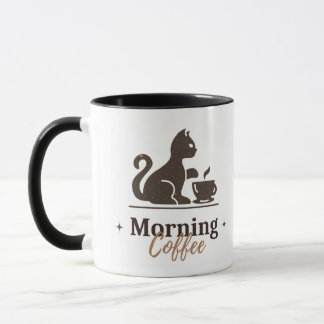 Een koffiemok met een ontwerp mok