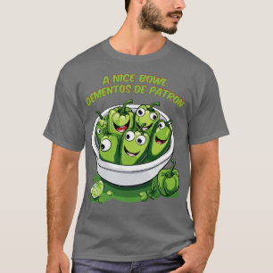 Een kom dementos groene peper t-shirt