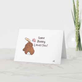 Een konijn houdt van je 2 Kaart