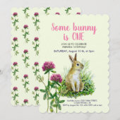 Een konijn is één, klavers kaart (Voorkant / Achterkant)