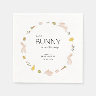 Een Konijn Lente Pasen Baby Shower Servet