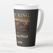 Eén Koning Latte Mok (Rechterhoek)