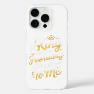 Een Koning Werd Geboren In Februari Koninklijke Ve iPhone 16 Pro Hoesje