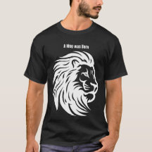 Een Koning Werd Geboren Leeuwen T-Shirt – Krachtig