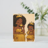 Een koningin en haar prinses (Staand voorkant)