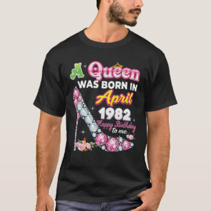 Een koningin werd geboren in april 1982, 1982, 140 t-shirt