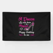 Een koningin werd geboren in augustus 2010. spandoek (Horizontaal)