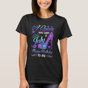 Een koningin werd geboren in juli jongstleden in h t-shirt