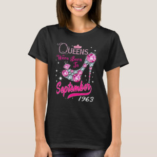Een koningin werd geboren in september 1963 Happy T-shirt