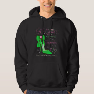Een koningin werd geboren in september. hoodie