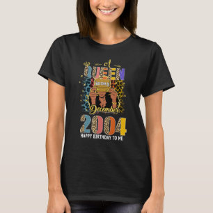 Een koningin werd in december 2004 geboren 18 jaar t-shirt