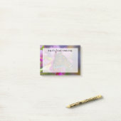 Een Koningsvlinder Post-it® Notes (Op bureau)