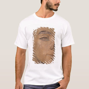 Een koninklijk hoofd, eventueel van Nefertiti, van T-shirt