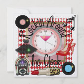 Een koninklijk Rockin' Party - SRF Kaart (Voorkant)