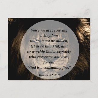 Een Koninkrijk dat Niet Geschud Kan Worden Briefkaart