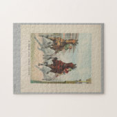 Een kop en een afwerking legpuzzel (Horizontaal)