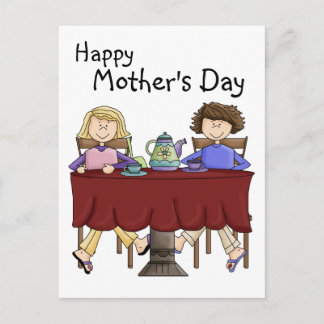 Een kop thee voor mijn Gepersonaliseerd Mamma - Briefkaart