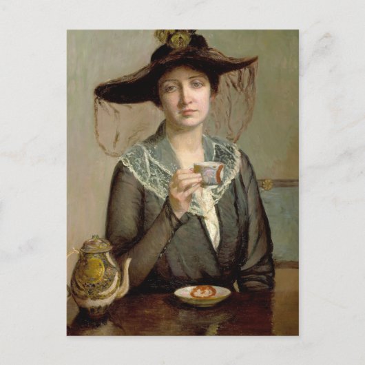 Een kopje thee | Lilla Cabot Perry Briefkaart (Voorkant)